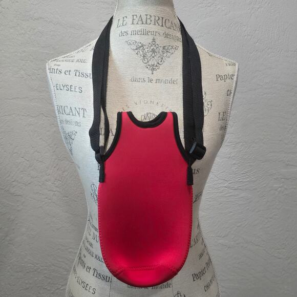 Carnival Cruise Line Insulated Water Bottle Carrier Bag ID Holder Shoulder Strap - Picture 2 of 6